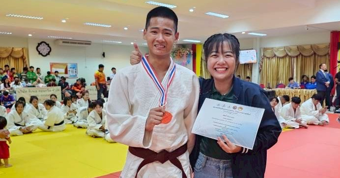 ผลการแข่งขันกีฬายูโดยุวชนเยาวชนชิงแชมป์ประเทศไทย ครั้งที่ 29 นายต่อตระกูล จงมีชัยชนะรางวัลเหรียญทองแดง